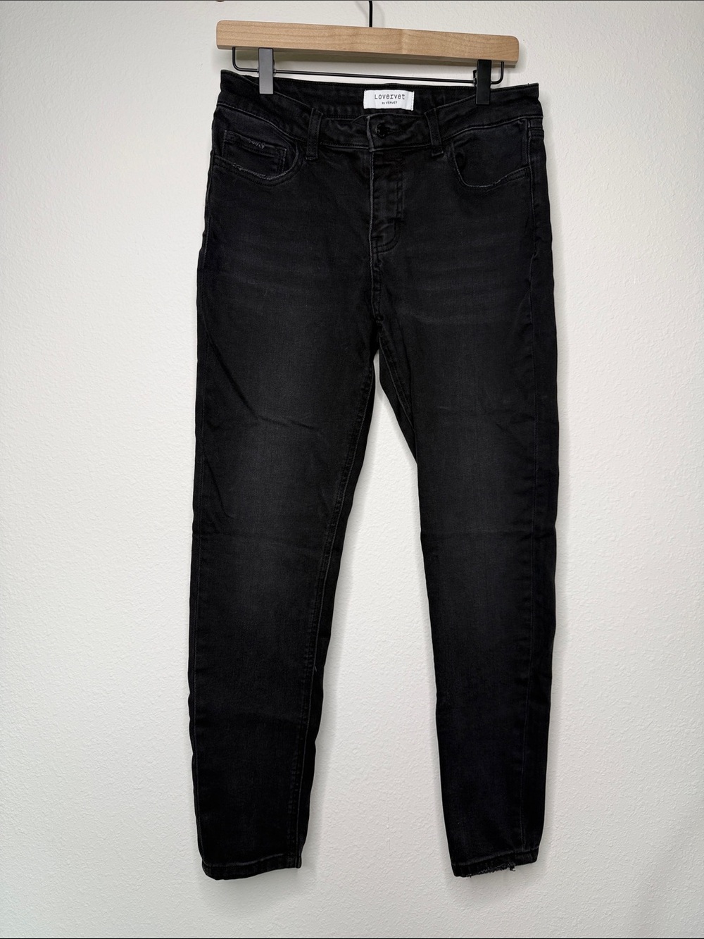 Lovervet by Vervet High-Rise Black Skinny Jeans Women Size 29